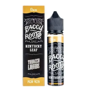 Top Rated Kentucky Leaf 50ml Shortfill E-Liquid by Baccy Roots  Almost Sold Out!
