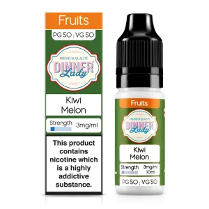 Top Rated Kiwi Melon 10ml 50/50 E-Liquid By Dinner Lady  Last Few Pieces!