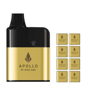Trending Now Gold Bar Apollo Starter Vape Kit  Dont Miss Out!