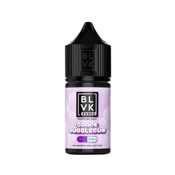 Trending Now Grape Bubblegum BLVK Bubba Salts 30mL  Stylish & Comfortable