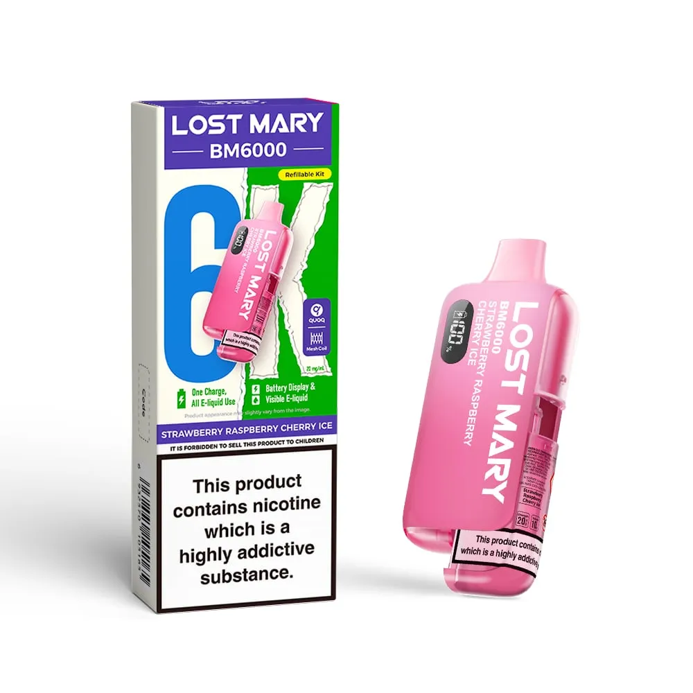 Trending Now Lost Mary BM6000 Prefilled Pod Vape Kits  Stylish & Comfortable