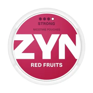 Trending Now Red Fruits Zyn Strong Nicotine Snus Pouches  Last Chance!