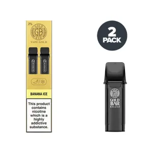Trendy 2025 Banana Ice Gold Bar Reload Pre-filled Pods  Today Only!