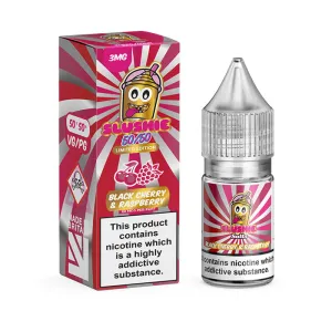 Trendy 2025 Black Cherry & Raspberry 10ml E-Liquid by Slushie 50/50  Today Only!