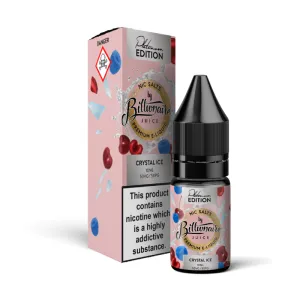 Trendy 2025 Crystal Ice 10ml Nic Salt E-Liquid by Billionaire Juice Platinum Edition  Limited Stock!