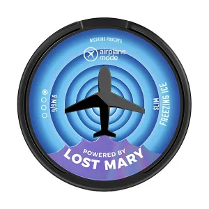 Trendy 2025 Freezing Ice Airplane Mode Lost Mary Nicotine Pouches  Limited Availability!