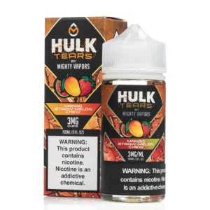 Trendy 2025 Mango Straw Melon Chew | Mighty Vapors Hulk Tears | 100mL  Ends Soon!