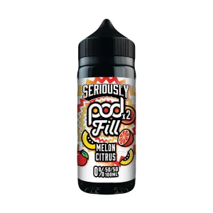 Trendy 2025 Melon Citrus Seriously Pod Fill 2 Shortfill 100ml  Limited Release!
