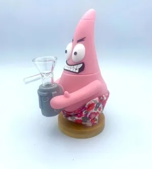 Trendy 2025 Non branded (Hand Pipe)(5-Pack) SHP29 Patrick Star Silicone Hand Pipe (SAS)  Limited Release!
