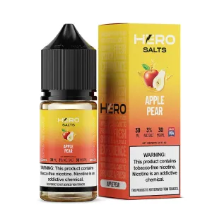 VIP Favorite Apple Pear by Hero E-Liquid 30mL (Salts)  Dont Miss Out!