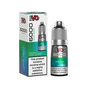 VIP Favorite Arctic Apple 10ml Nic Salt E-Liquid by IVG 6000  Stylish & Comfortable