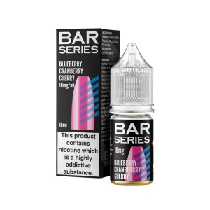 VIP Favorite Blueberry Cranberry Cherry 10ml Nic Salt E-Liquid by Bar Series  Stylish & Comfortable