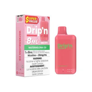 VIP Favorite Drip'n 16K Disposable Vape - Watermelona CG  Last Chance!