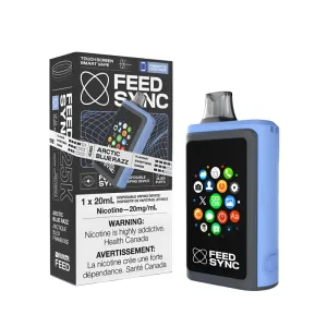 VIP Favorite FEED Sync 25K Disposable Vape - Arctic Blue Razz, 20ML  Stylish & Comfortable