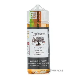 VIP Favorite Ripe Vapes San Juan Series - Platinum Tobacco 120mL  Stylish & Comfortable