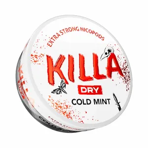 Worth Every Penny Cold Mint Killa Dry Nicotine Snus Pouches  Limited Stock!