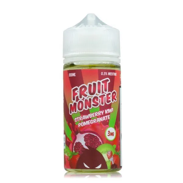 Worth Every Penny Strawberry Kiwi Pomegranate by Fruit Monster 100ml  Stylish & Comfortable